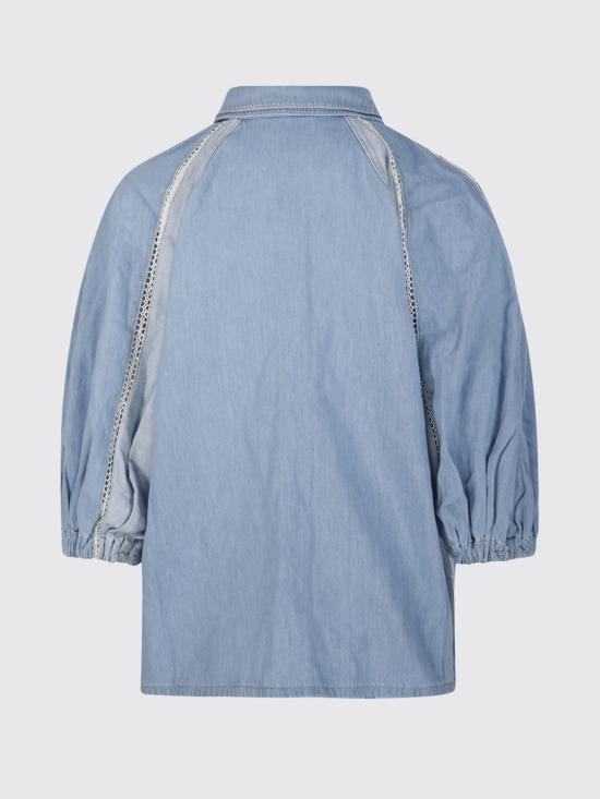 26SS 팜 리오 데님 셔츠 351608 L0034 Blue - FARM RIO