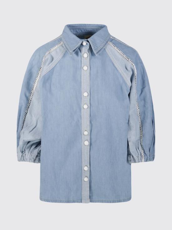 26SS 팜 리오 데님 셔츠 351608 L0034 Blue - FARM RIO