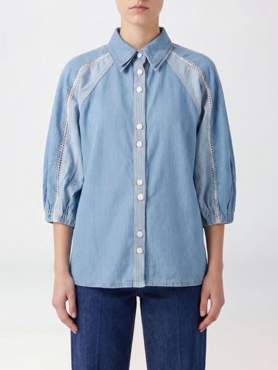 26SS 팜 리오 데님 셔츠 351608 L0034 Blue