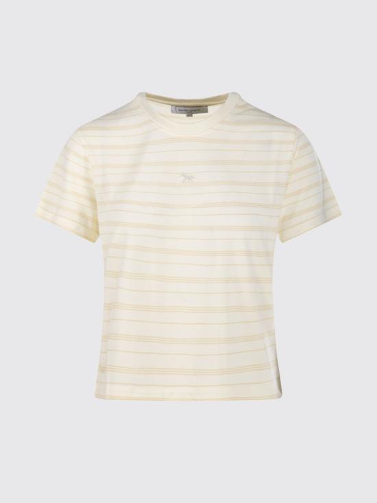 26SS 메종키츠네 반팔 티셔츠 QW00105KJ7034 0517 Beige - MAISON KITSUNE