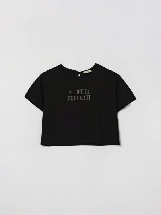 26SS [키즈] 알베르타 페레티 티셔츠 R1G6007120 0050 Black