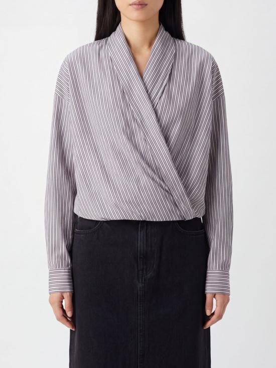 26SS 드리스 반 노튼 긴팔 티셔츠 0107443132 703 Brown