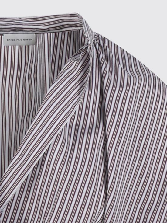 26SS 드리스 반 노튼 긴팔 티셔츠 0107443132 703 Brown - DRIES VAN NOTEN