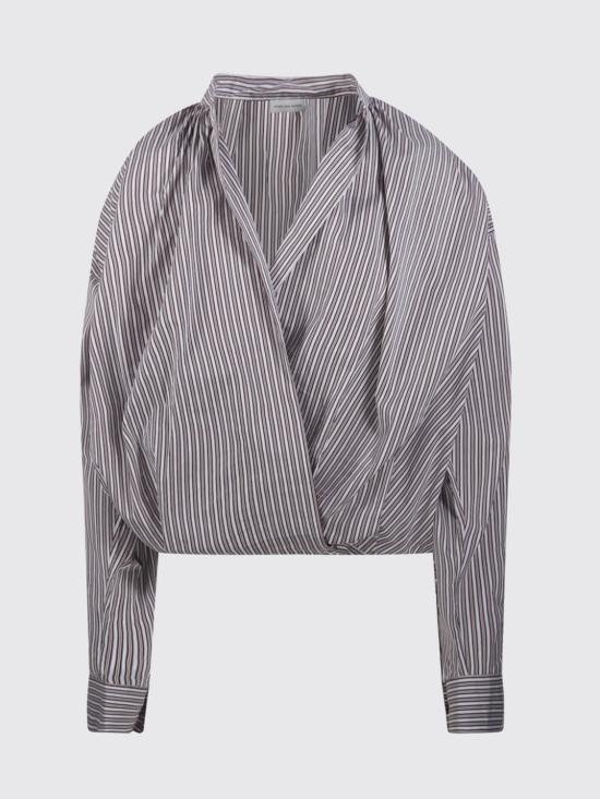 26SS 드리스 반 노튼 긴팔 티셔츠 0107443132 703 Brown - DRIES VAN NOTEN