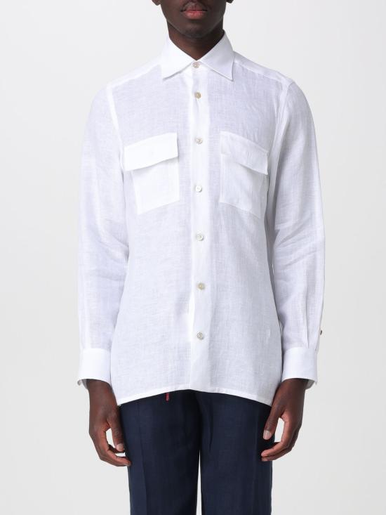 26SS 키톤 긴팔 셔츠 UCRRLH969002008 BIANCO White