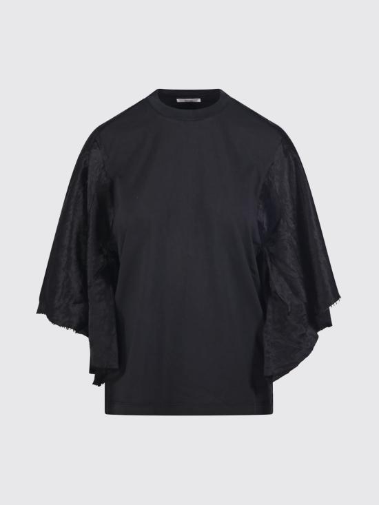 26SS 하이쿠레 반팔 티셔츠 HEW54152TJ065PX T0002 Black - HAIKURE