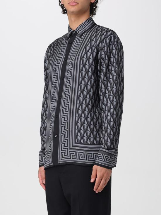 26SS 베르사체 긴팔 셔츠 10194381A16785 5E720 Charcoal - VERSACE
