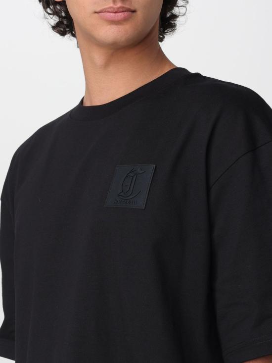 26SS 저스트까발리 반팔 티셔츠 80OAHT05CJ518 899 Black - JUST CAVALLI