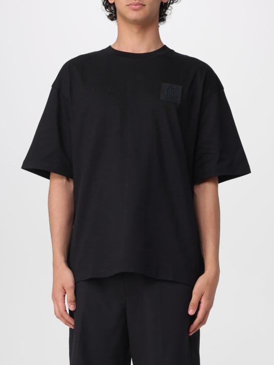 26SS 저스트까발리 반팔 티셔츠 80OAHT05CJ518 899 Black