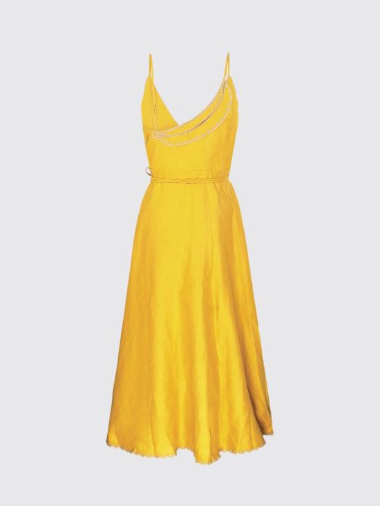 26SS 팜 리오 롱 원피스 347776 L0032 Yellow - FARM RIO