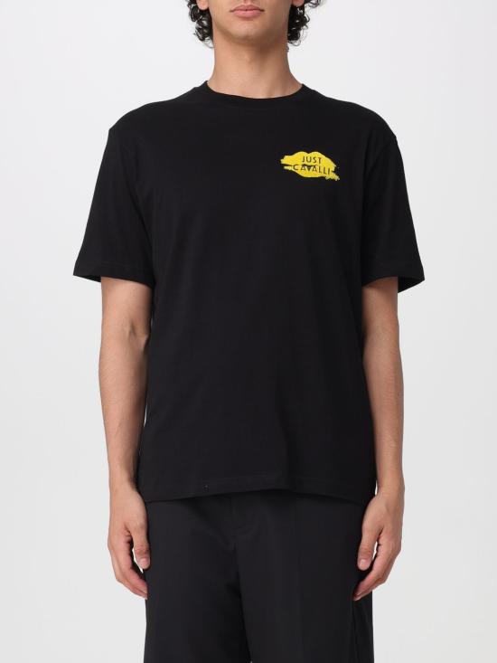 26SS 저스트까발리 반팔 티셔츠 80OAHT17CJ500 899 Black