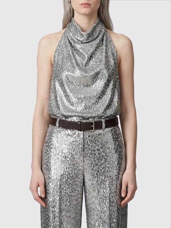 26SS 스텔라 맥카트니 민소매 티셔츠 6T02703HJ303 8000 Silver
