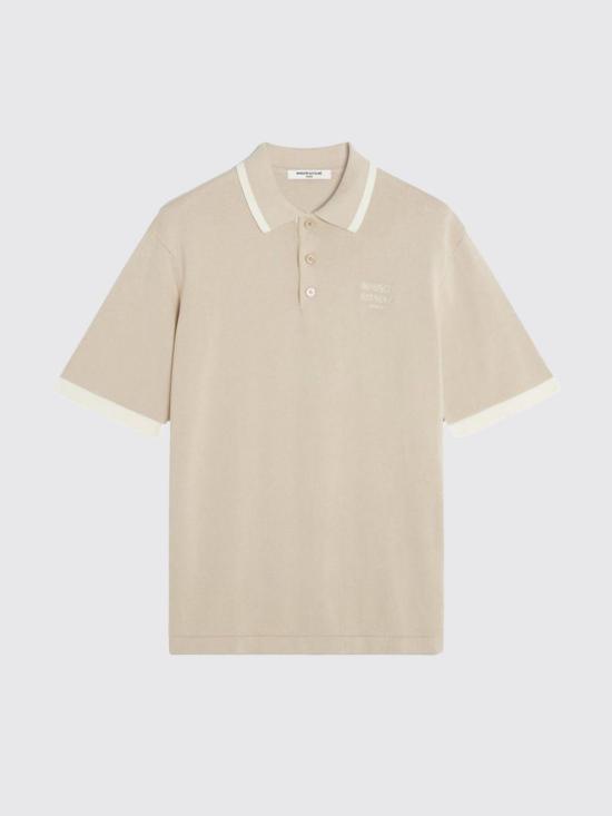 26SS 메종키츠네 코튼 니트 컴포트 폴로셔츠 QM00208KT1135 0429 Pink - MAISON KITSUNE