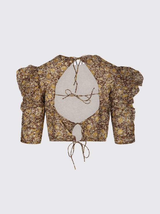 26SS 이자벨마랑에뚜왈 블라우스 T0831FAD1J14E 67KI Brown - ISABEL MARANT ETOILE