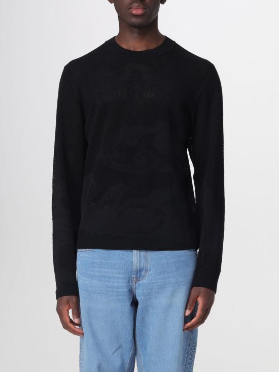 26SS 베르사체 스웨터 80GAFM05CMH07 899 Black