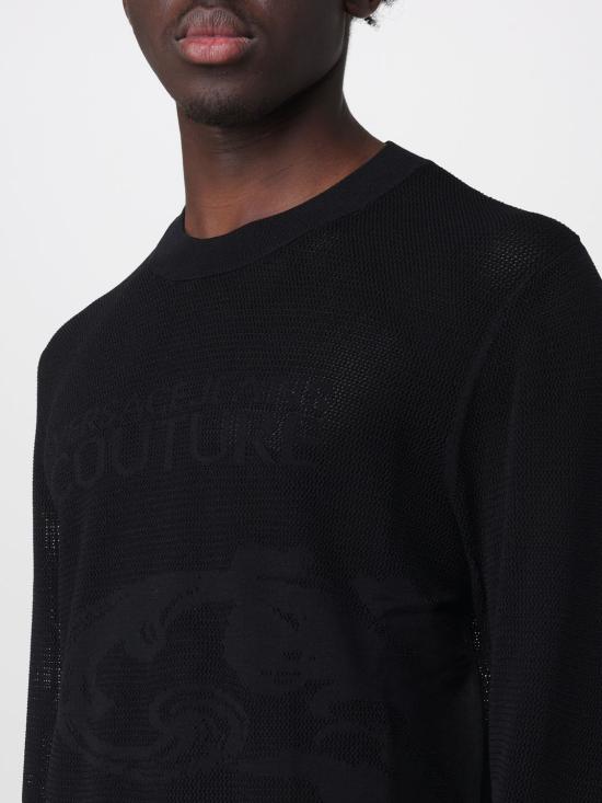 26SS 베르사체 스웨터 80GAFM05CMH07 899 Black - VERSACE