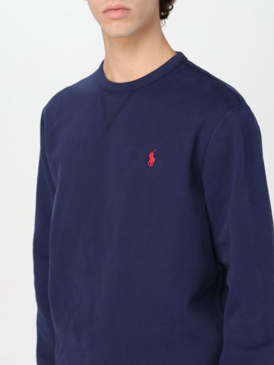 26SS 폴로 랄프로렌 포니 로고 자수 맨투맨 710766772003 CRUISE Navy - POLO RALPH LAUREN