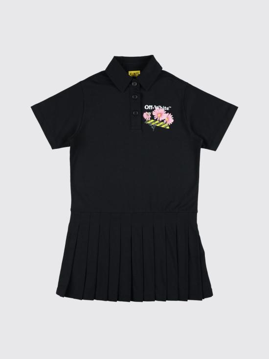 26SS [키즈] 오프화이트 원피스 OGDH007S26JER001 001 Black