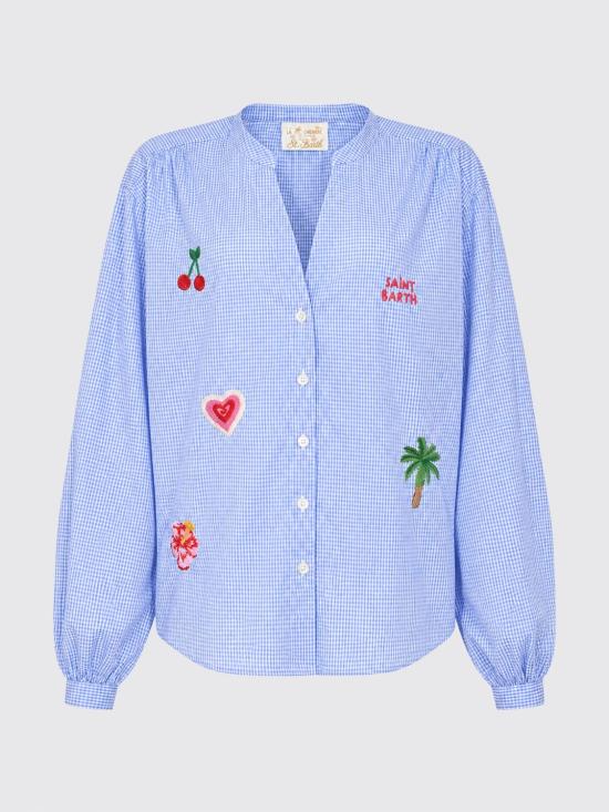 26SS 세인트바쓰 셔츠 LIO0001 00430L Gnawed Blue - MC2 SAINT BARTH