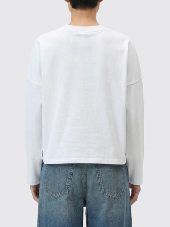 26SS 클로즈드 긴팔 티셔츠 C9535944HEM 200 White - CLOSED