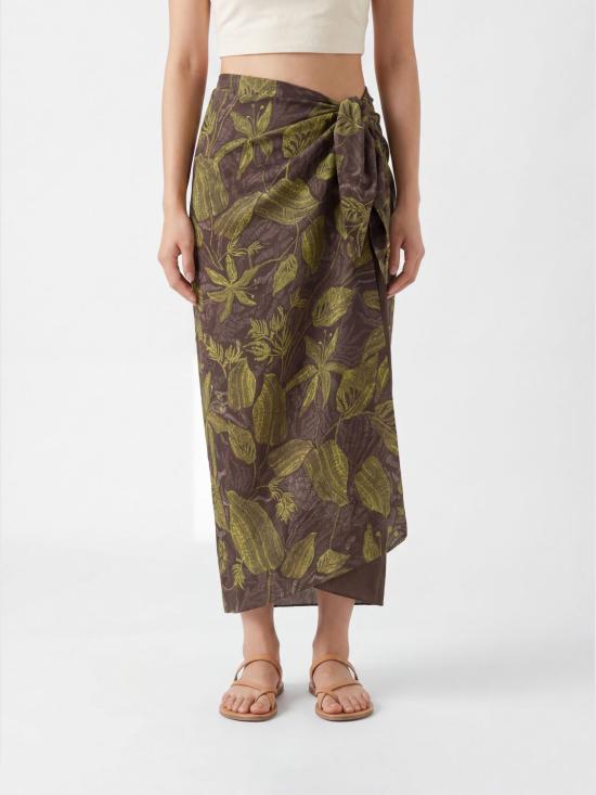 26SS 텔라 롱 스커트 110089010561 Y001 Black