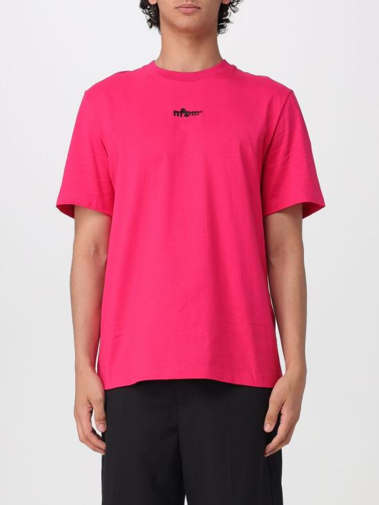 26SS 엠에스지엠 반팔 티셔츠 4040MM131D267002 19 Pink