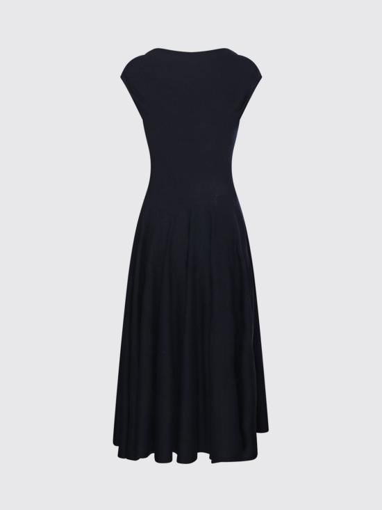 26SS 알라이아 롱 원피스 AA9R2861K162C 537 Black - ALAIA