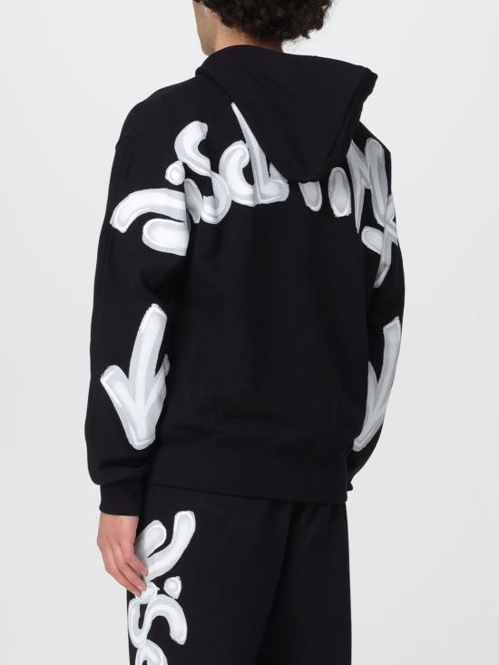 26SS 디스클레이머 후드 티셔츠 55403 NERO ST BIANCA Black - DISCLAIMER