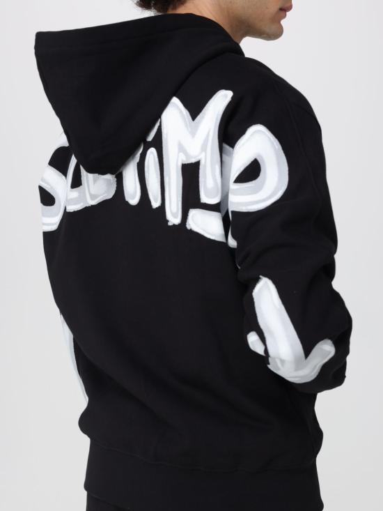 26SS 디스클레이머 후드 티셔츠 55403 NERO ST BIANCA Black - DISCLAIMER