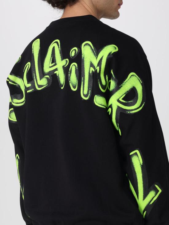 26SS 디스클레이머 긴팔 티셔츠 55402 NERO ST G FLUO Black - DISCLAIMER