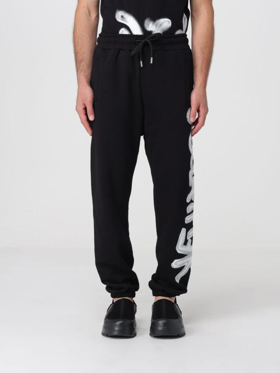 26SS 디스클레이머 트레이닝/조거 팬츠 55404 NERO ST BIANCA Black