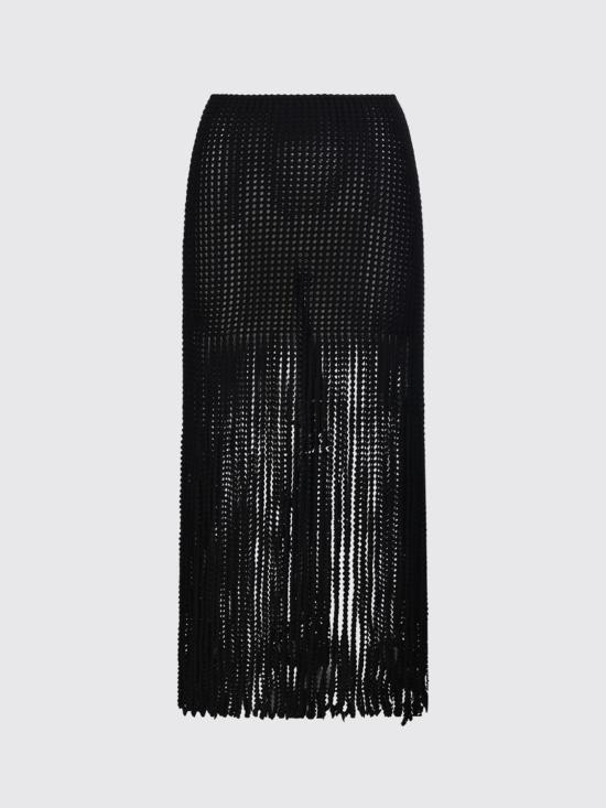 26SS 알라이아 롱 스커트 AA9J2536K181C 995 Black - ALAIA