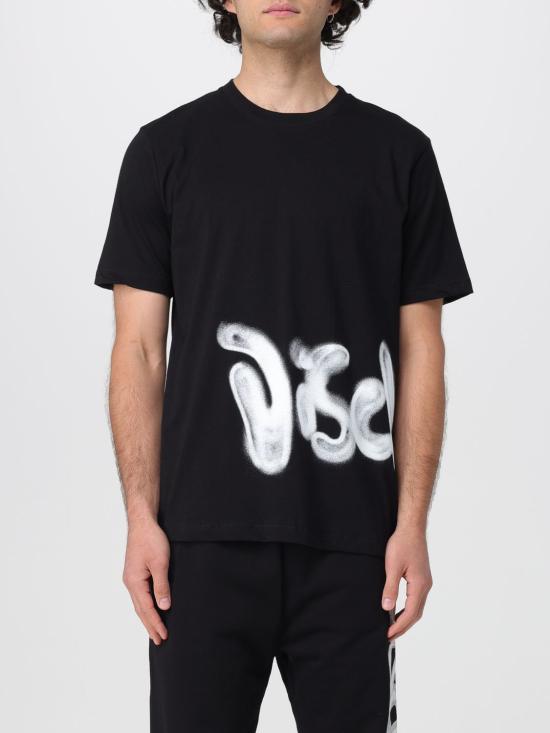 26SS 디스클레이머 반팔 티셔츠 55475 NERO Black