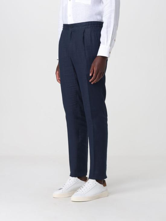 26SS 키톤 스트레이트 팬츠 UPN01H096900100 BLU NAVY Blue - KITON