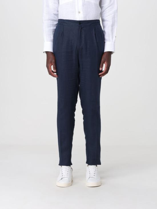 26SS 키톤 스트레이트 팬츠 UPN01H096900100 BLU NAVY Blue
