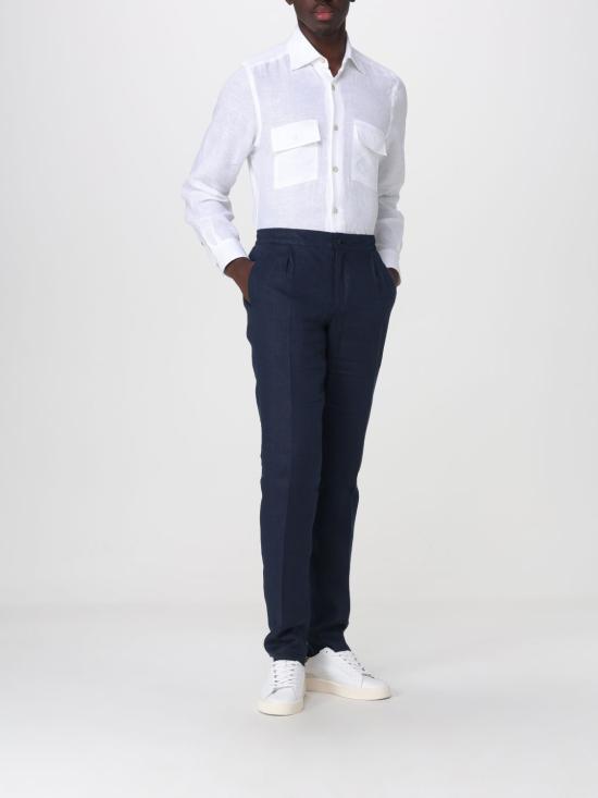 26SS 키톤 스트레이트 팬츠 UPN01H096900100 BLU NAVY Blue - KITON