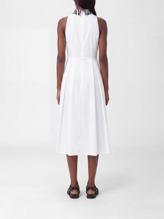 26SS 막스마라 스튜디오 롱 원피스 2616221072600 001 White - MAX MARA STUDIO