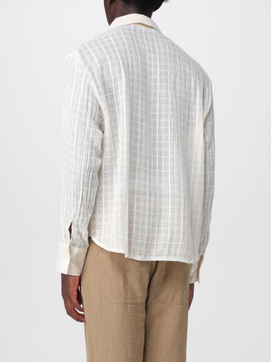 26SS 세퍼 긴팔 셔츠 MSS25IGNACIOCLO CLOUD WHITE CHECK White - SEFR