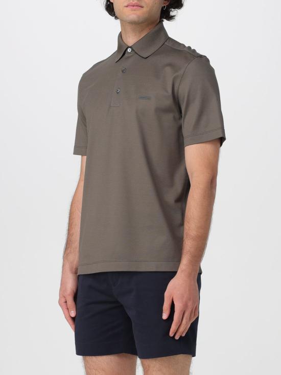 26SS 에르메네질도제냐 폴로 티셔츠 RUH348A3H794 N07 Green - ERMENEGILDO ZEGNA