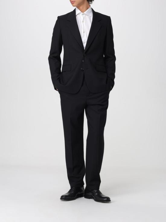 26SS 생로랑 스트레이트 팬츠 856459Y405W 1000 Black - SAINT LAURENT