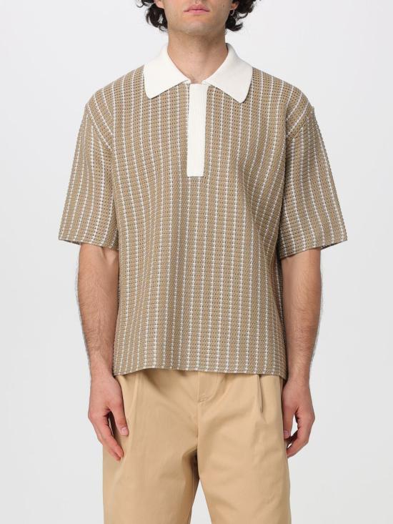 26SS 질샌더 폴로 티셔츠 J22GL0131J15467 291 Beige