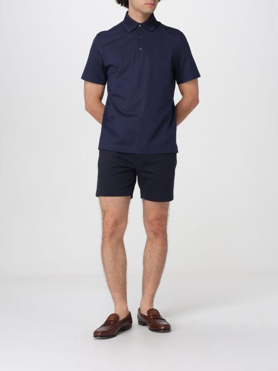 26SS 에르메네질도제냐 폴로 티셔츠 RUH348A3H794 B07 Blue - ERMENEGILDO ZEGNA