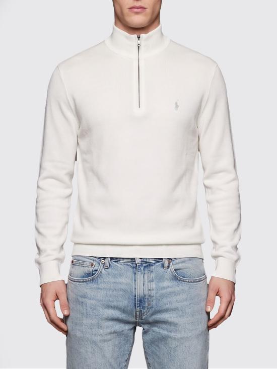 26SS 폴로 랄프로렌 집업 니트 710932304 502 White