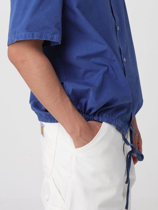 26SS 마르니 반팔 셔츠 CUMU0384GXUSCZ18 00B60 Blue - MARNI