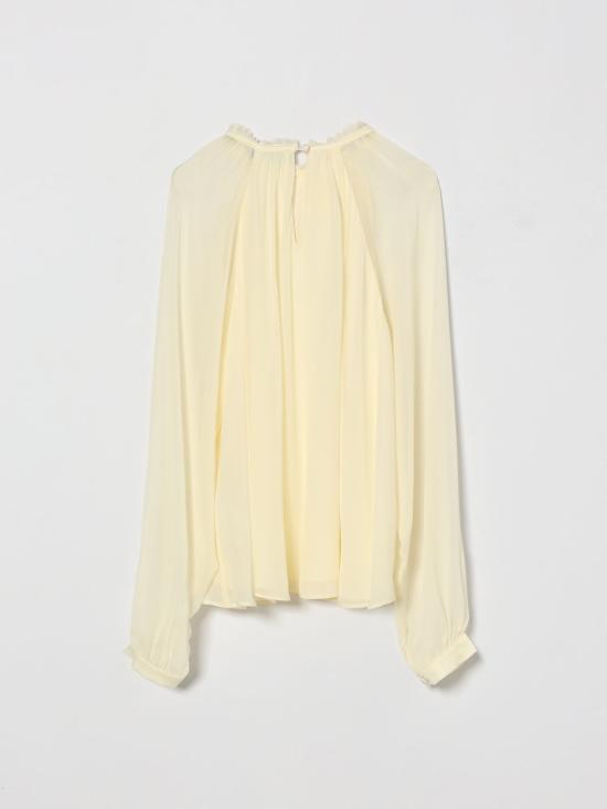 26SS [키즈] 알베르타 페레티 블라우스 R1G3027140 0035 Butter - ALBERTA FERRETTI