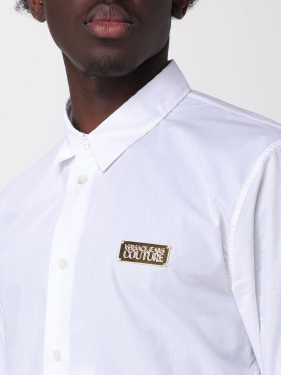 26SS 베르사체 긴팔 셔츠 80GALCS1CNY17 G03 White - VERSACE