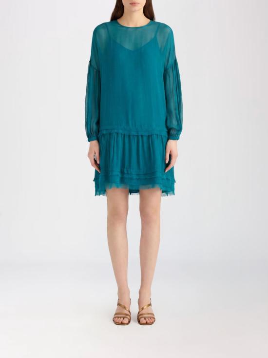 26SS 모모니 미디 원피스 265MMODR002265MO09 0726 Petroleum Blue