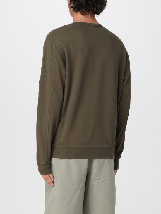 26SS 씨피 컴퍼니 라이트 플리스 크루넥 스웨트셔츠 RCCMSS711A002246G 683 Green - C.P. COMPANY