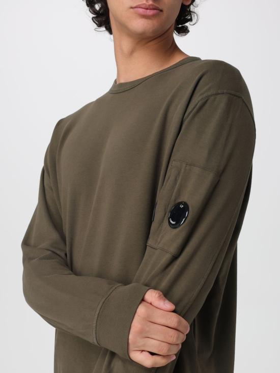 26SS 씨피 컴퍼니 라이트 플리스 크루넥 스웨트셔츠 RCCMSS711A002246G 683 Green - C.P. COMPANY