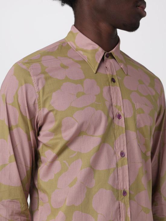 26SS 드리스 반 노튼 긴팔 셔츠 0207023069 205 Green - DRIES VAN NOTEN